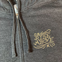 Load image into Gallery viewer, Rise Above Zip Hoodie