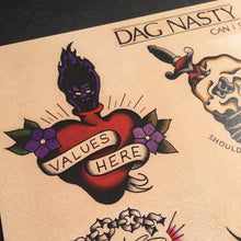 Load image into Gallery viewer, Dag Nasty Can I Say Tattoo Flash