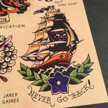 Load image into Gallery viewer, Dag Nasty Can I Say Tattoo Flash