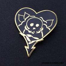 Load image into Gallery viewer, Alkaline Trio Tattoo Pin - Jared Gaines Art
