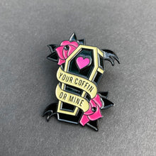 Load image into Gallery viewer, Alkaline Trio Coffin Pin