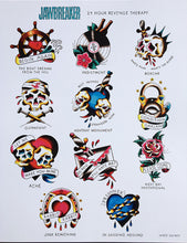 Load image into Gallery viewer, Jawbreaker Tattoo Flash - Jared Gaines Art