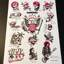 Load image into Gallery viewer, Ramones Tattoo Flash