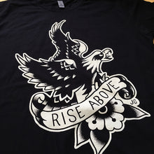 Load image into Gallery viewer, Tattoo Flash Shirt | Rise Above Eagle - Jared Gaines Art