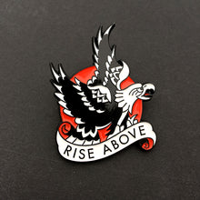 Load image into Gallery viewer, Tattoo Flash Pin | Rise Above - Jared Gaines Art