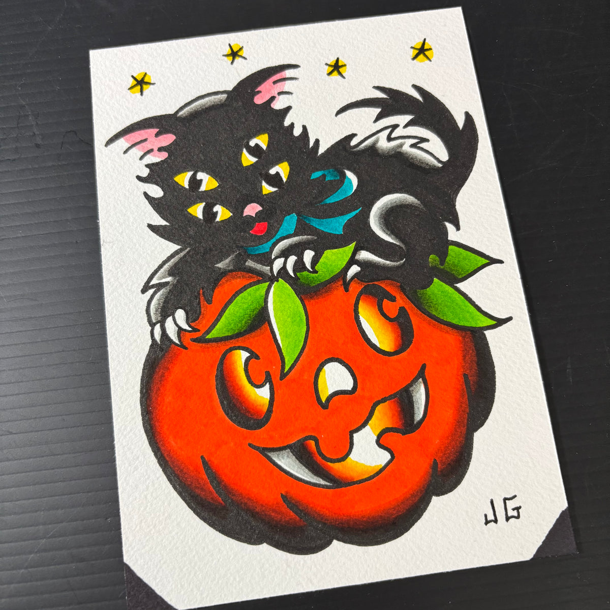 HALLOWEEN KITTEN 4 EYES