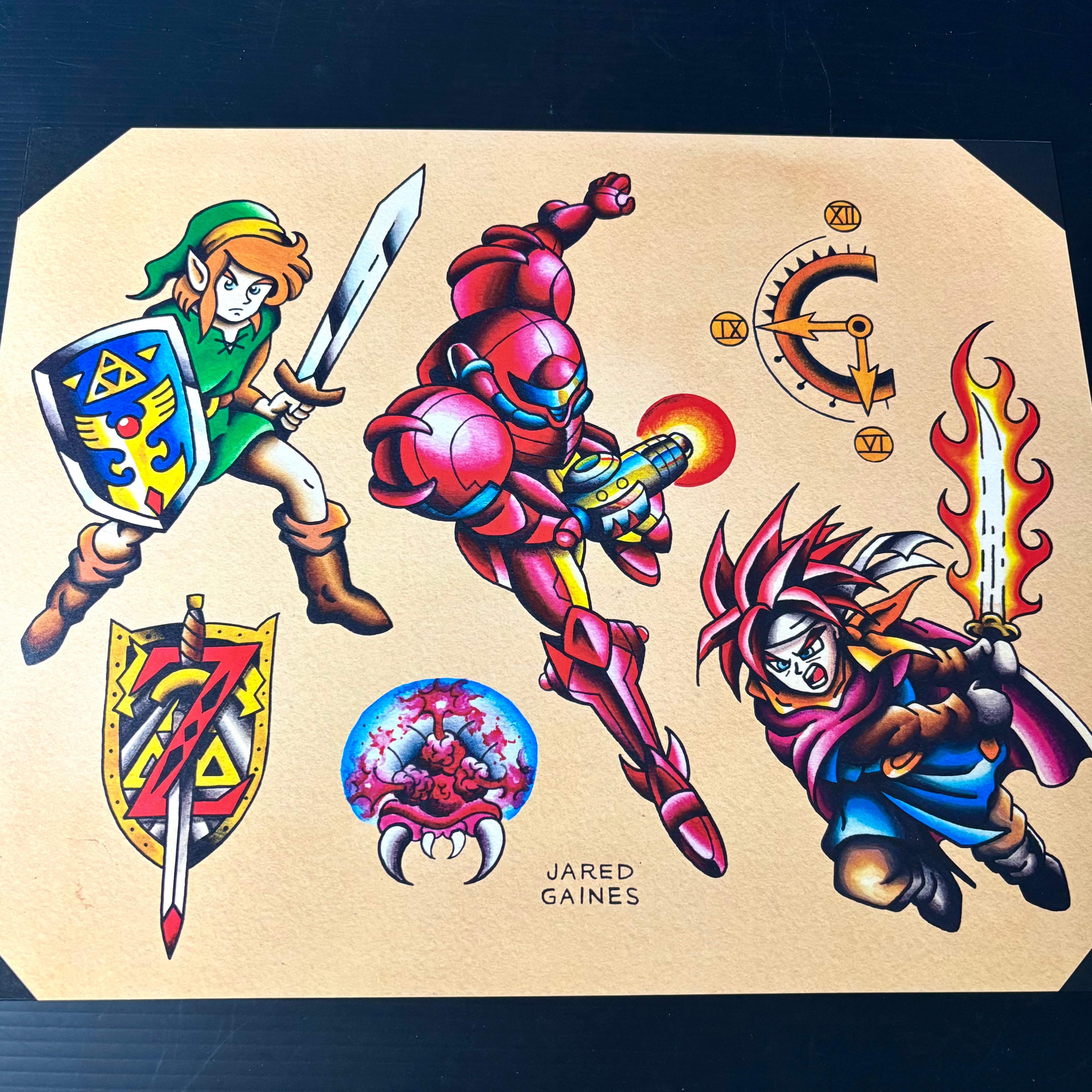 Super Nintendo Tatoo Flash