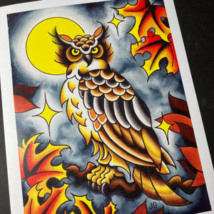 The Owl Print