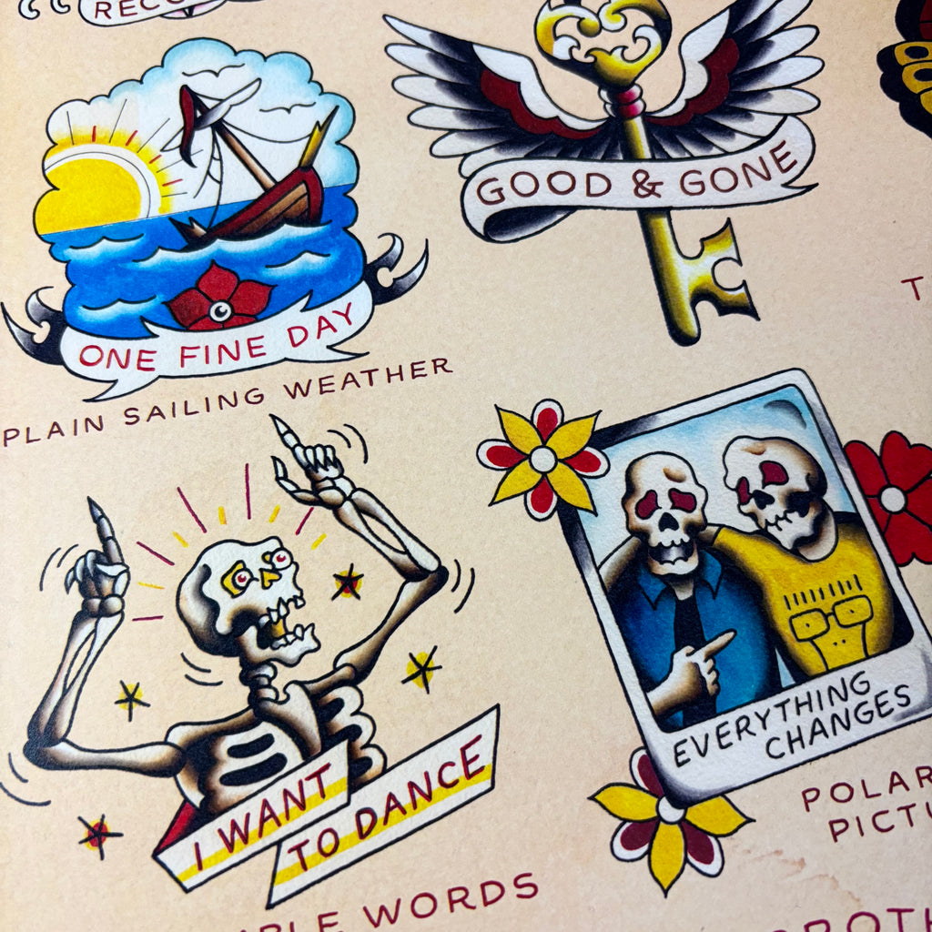 FRANK TURNER TATTOO FLASH