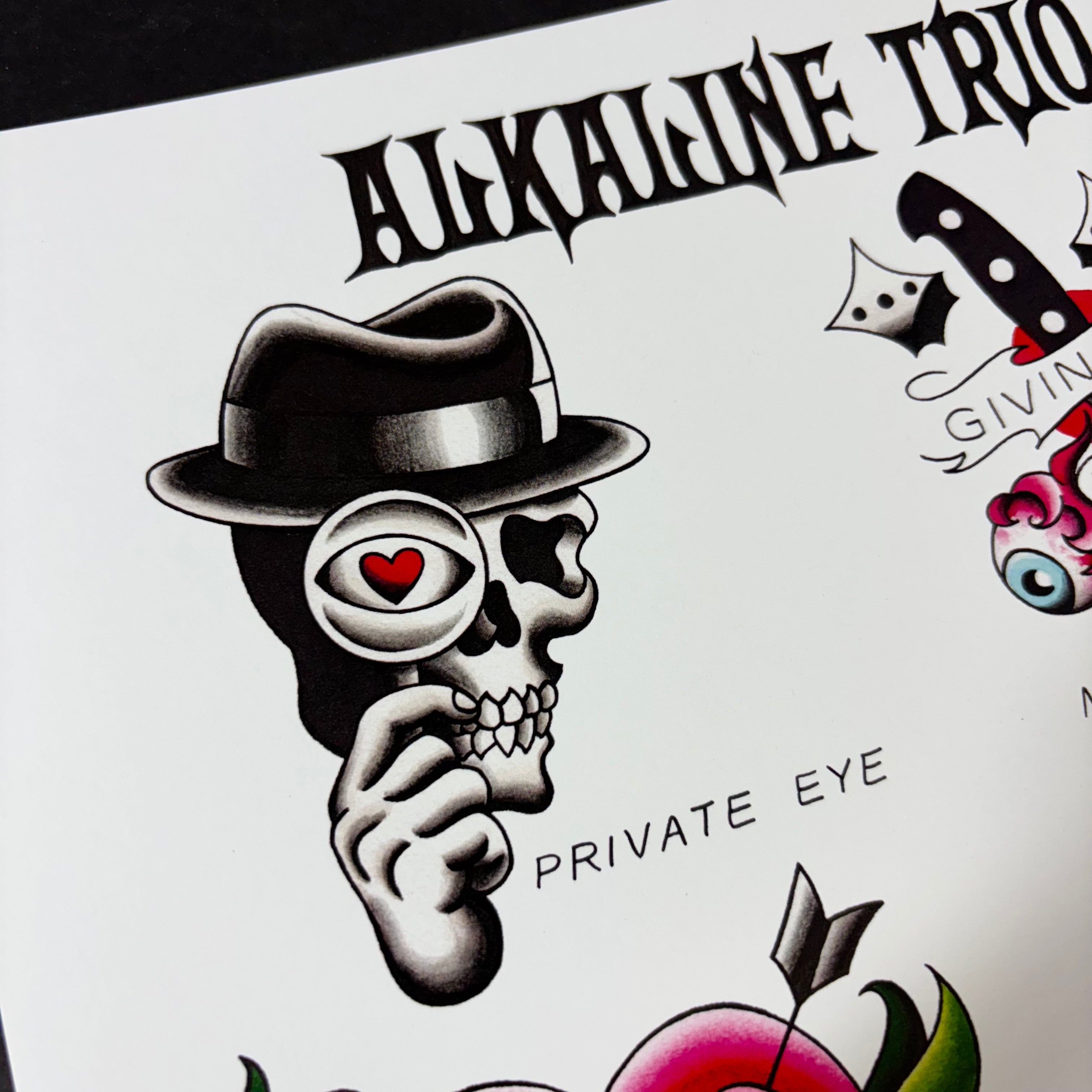 Alkaline Trio Tattoo Flash | From Here to Infirmary - Jared Gaines Art