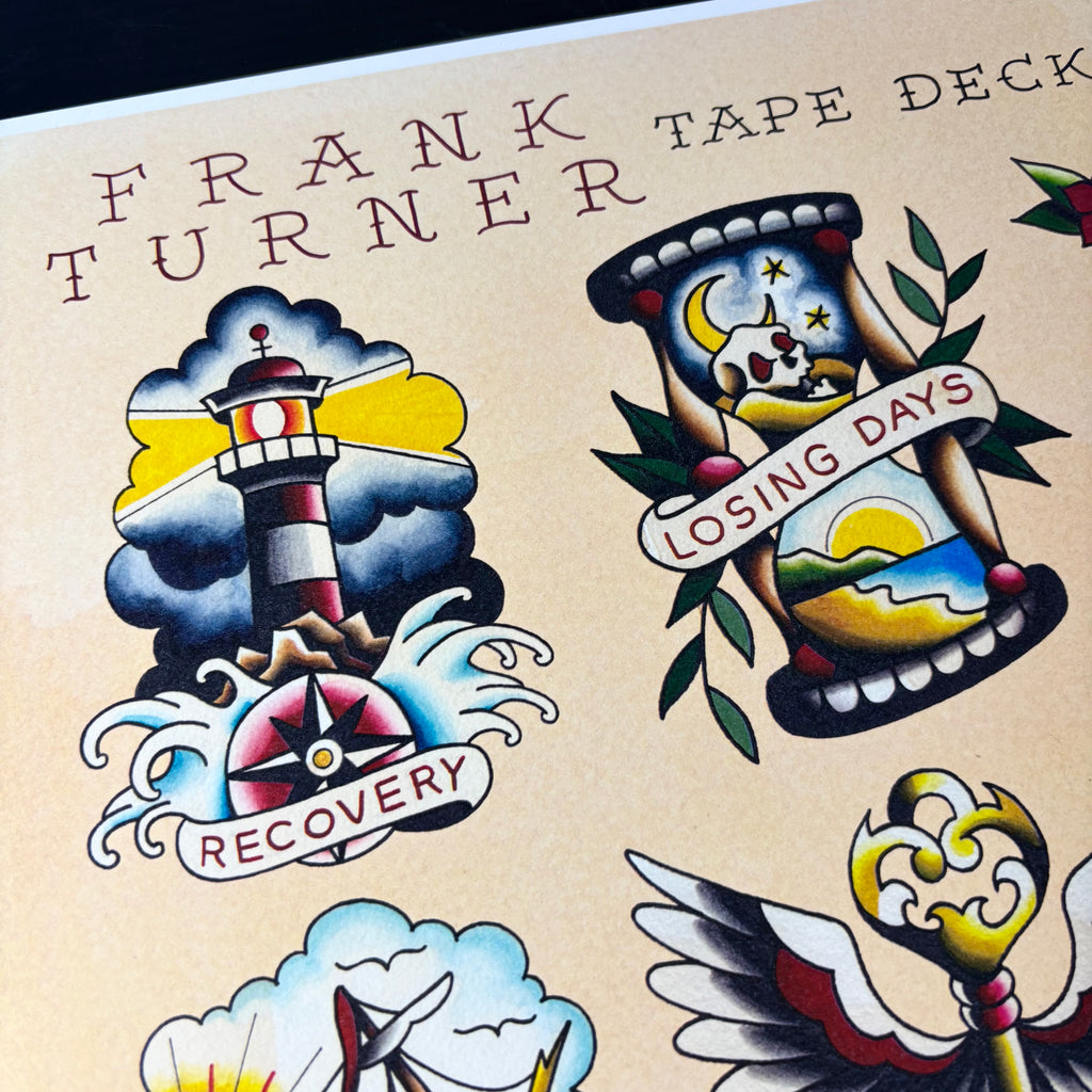 FRANK TURNER TATTOO FLASH