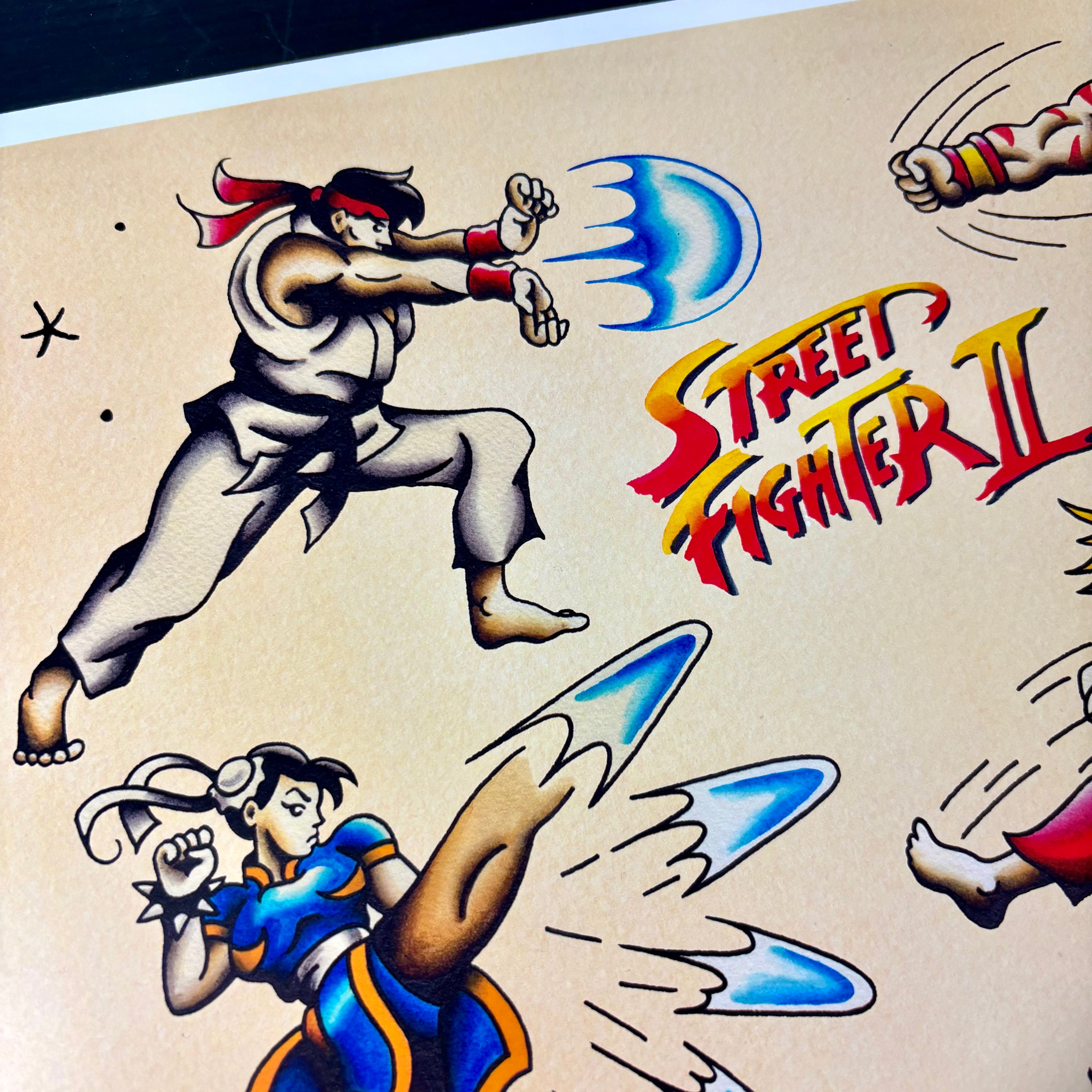 Street Fighter 2 Tattoo Flash