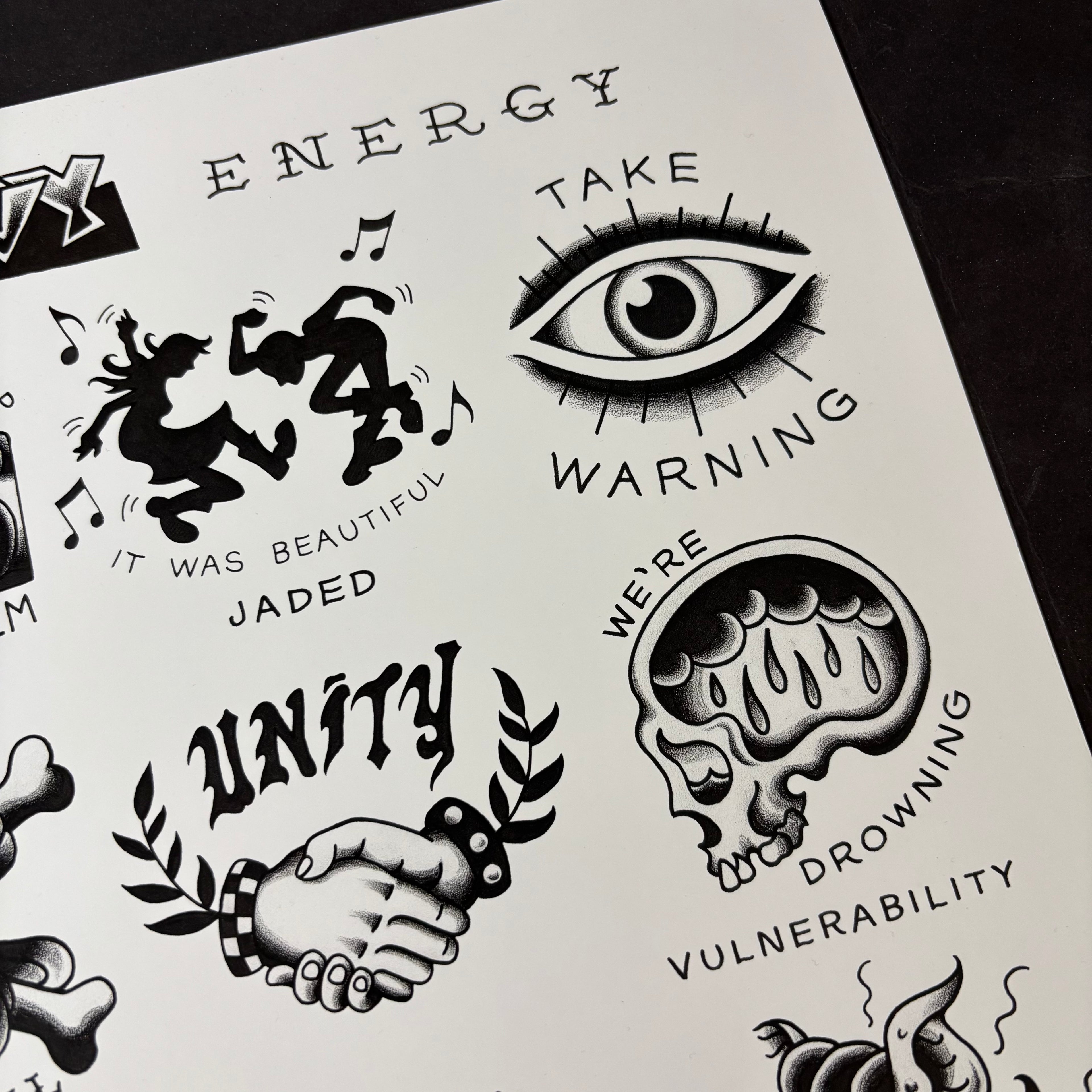 Operation Ivy Tattoo Flash - Energy
