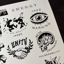 Load image into Gallery viewer, Operation Ivy Tattoo Flash - Energy

