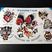 Load image into Gallery viewer, TURNSTILE - Pressure to Succeed Tattoo Flash
