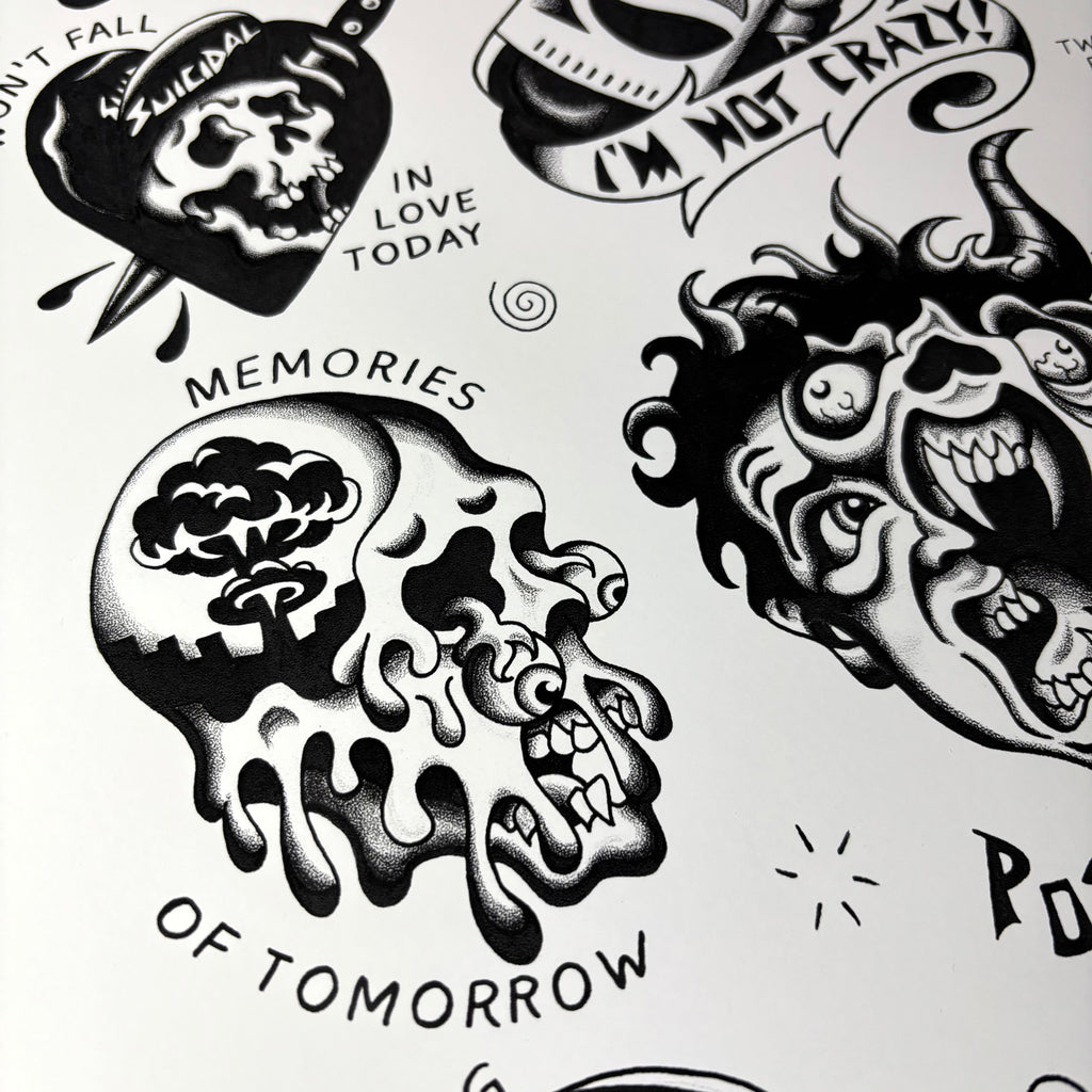Suicidal Tendencies Tattoo Flash