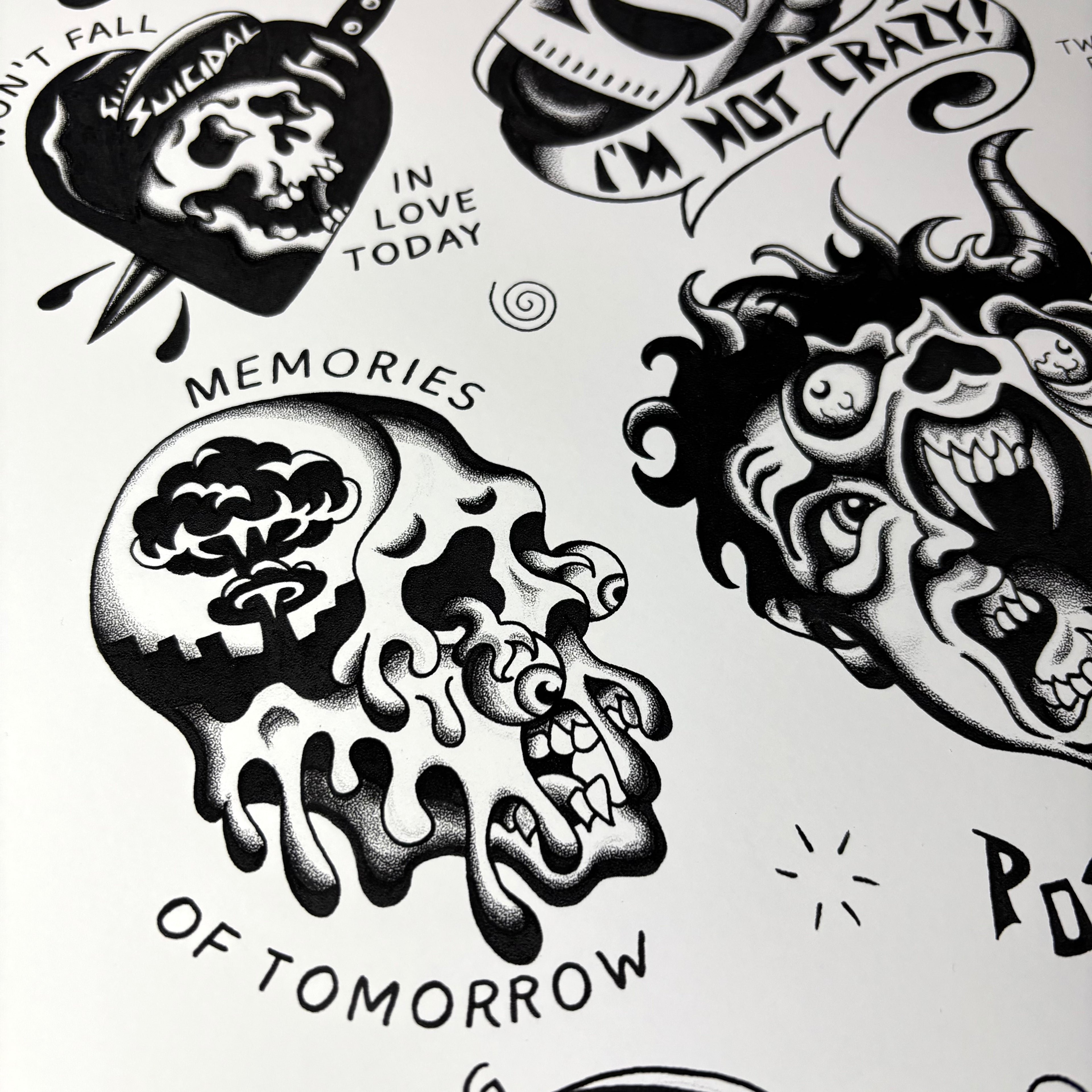 Suicidal Tendencies Tattoo Flash