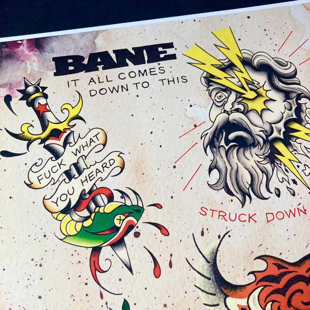 BANE It All Comes Down to This Tattoo Flash
