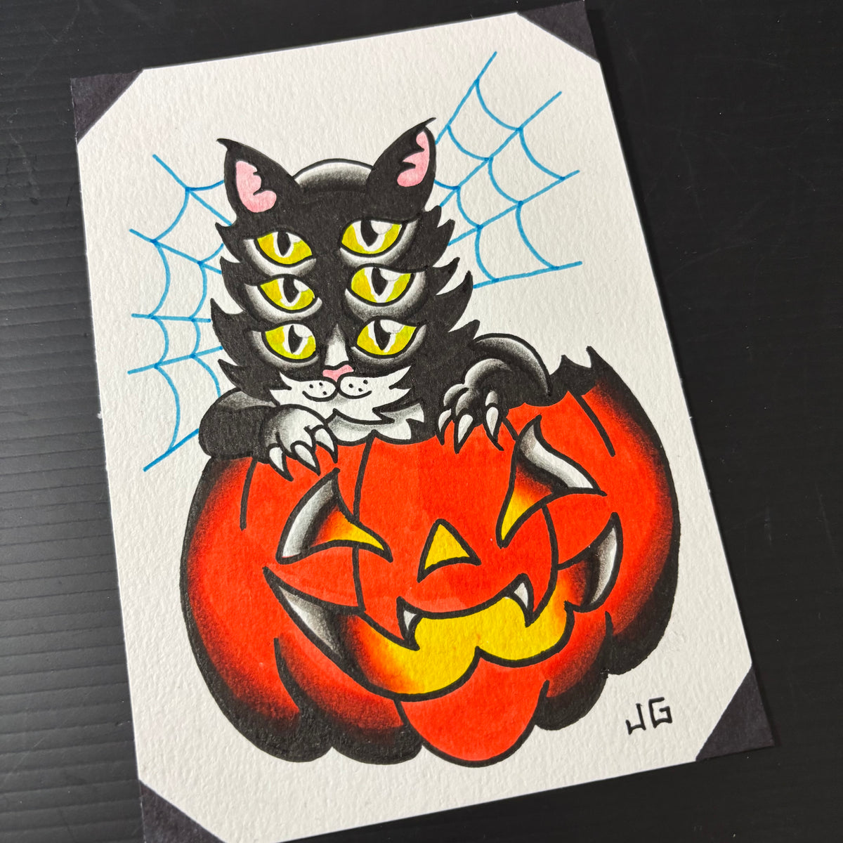 HALLOWEEN KITTEN 6 EYES