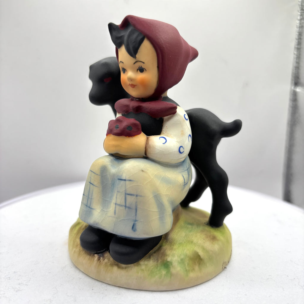 Girl and Lamb