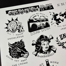 Load image into Gallery viewer, Operation Ivy Tattoo Flash - Energy
