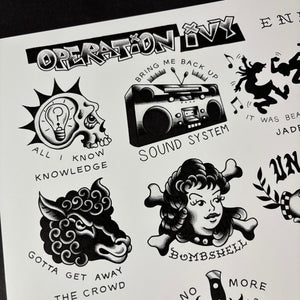 Operation Ivy Tattoo Flash - Energy