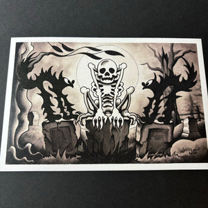 The Skeleton Dance Print