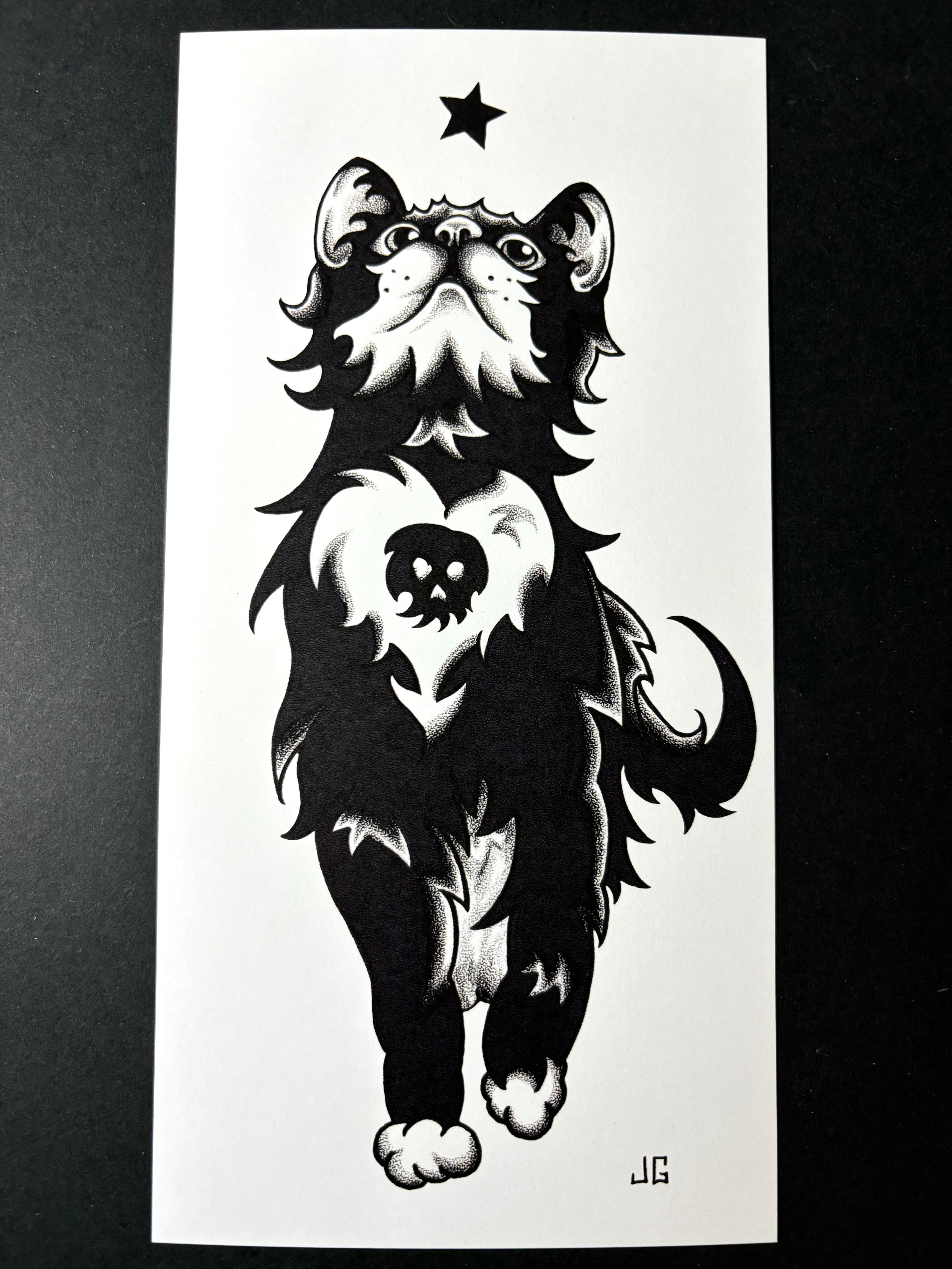 Alkaline Trio Cat Print - Jared Gaines Art