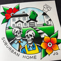 Descendents Suburban Home Print - Jared Gaines Art