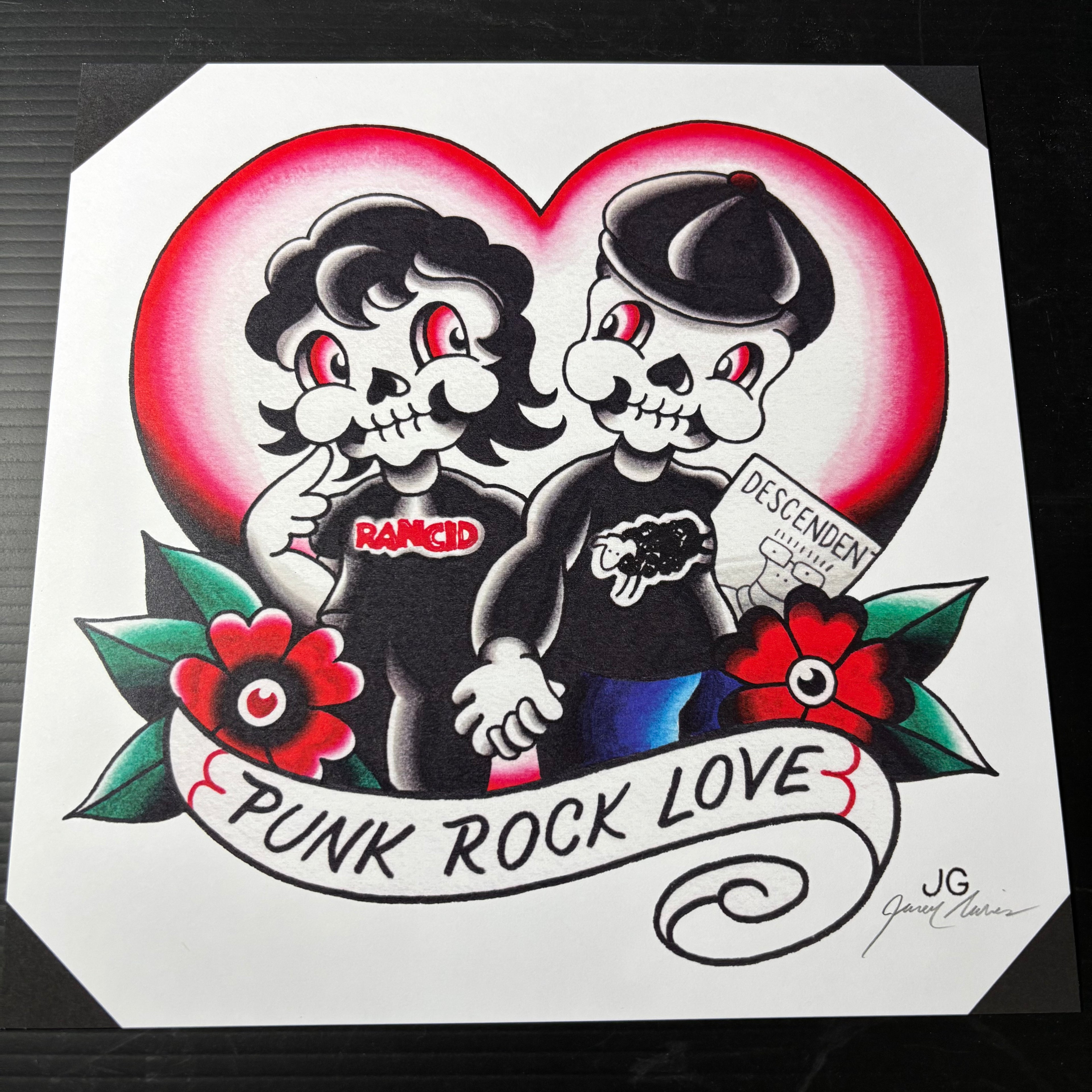 Punk Rock Valentine - Jared Gaines Art