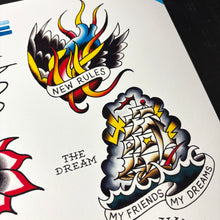 Load image into Gallery viewer, TURNSTILE - Pressure to Succeed Tattoo Flash
