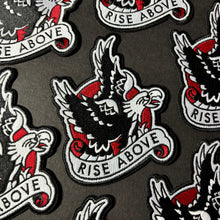 Load image into Gallery viewer, Black Flag | Rise Above Embroidered Patch
