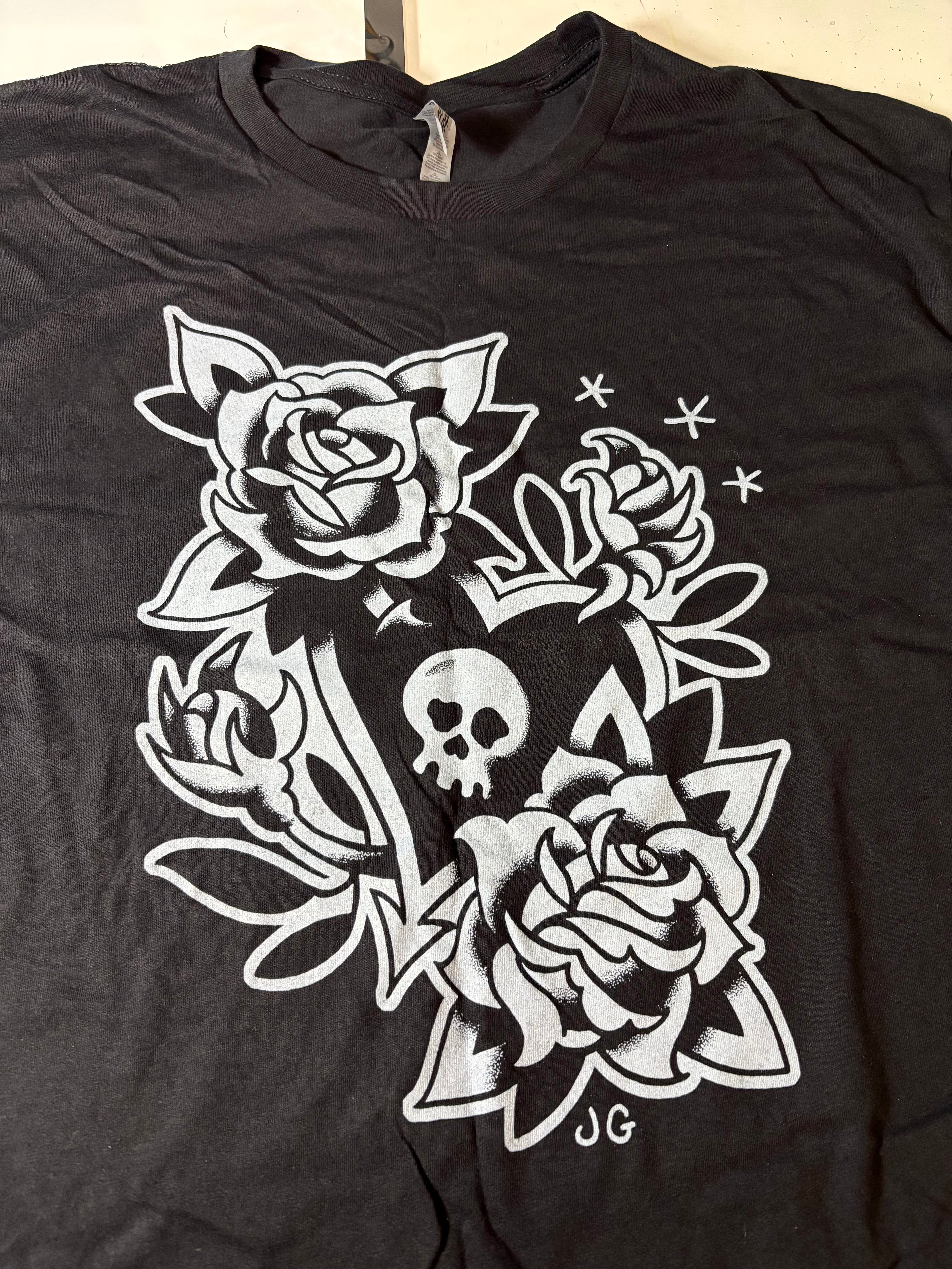 Alkaline Trio Roses Shirt - Jared Gaines Art