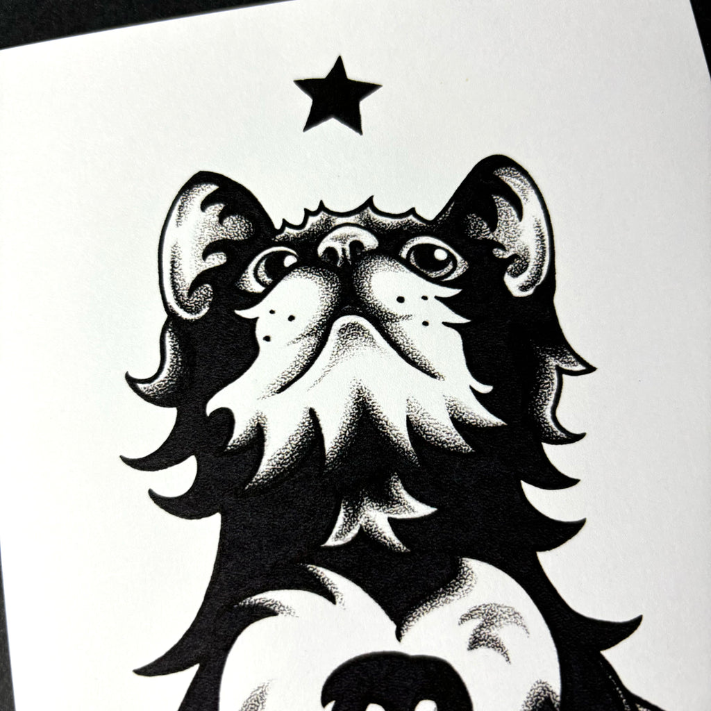 Alkaline Trio Cat Print - Jared Gaines Art