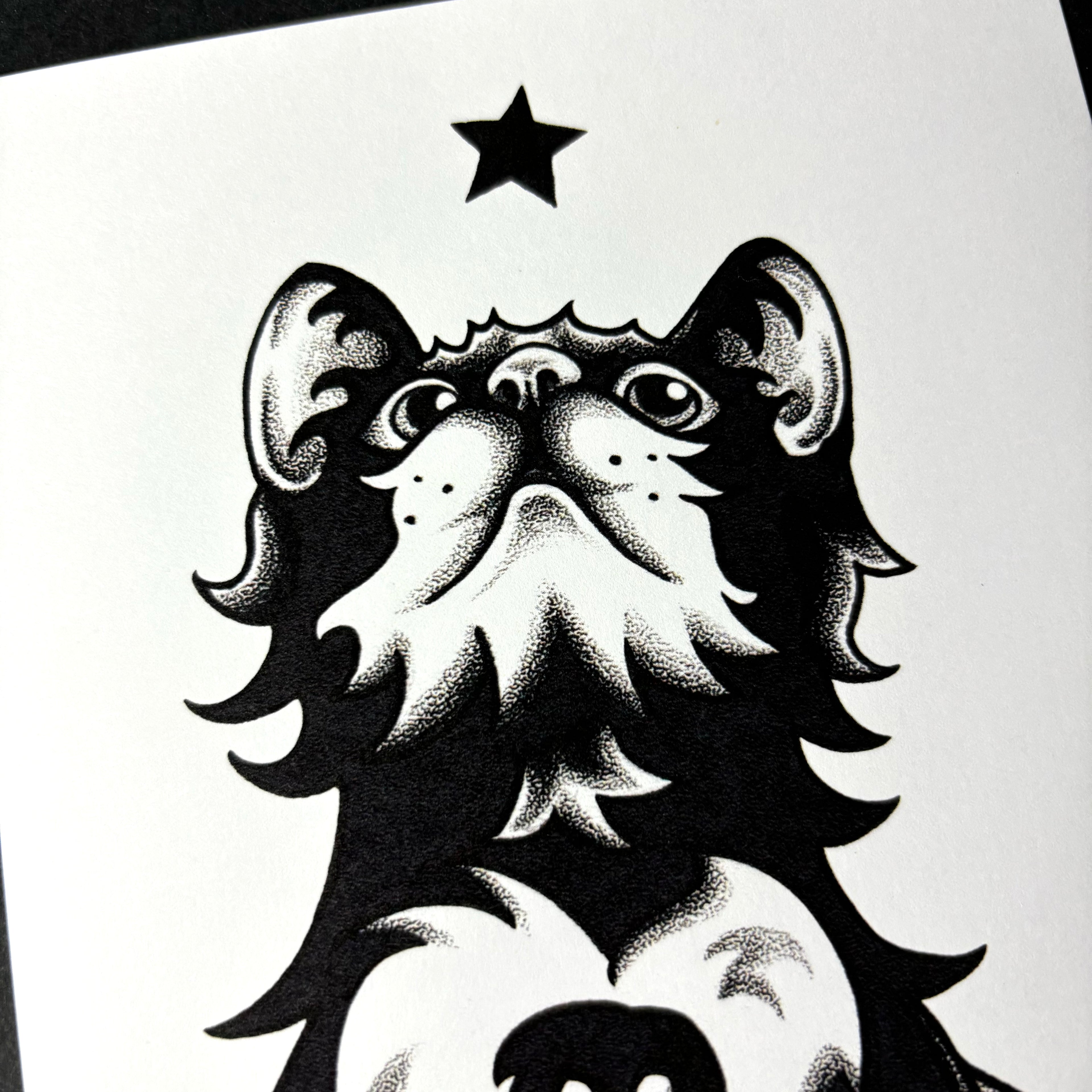 Alkaline Trio Cat Print - Jared Gaines Art