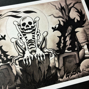 The Skeleton Dance Print