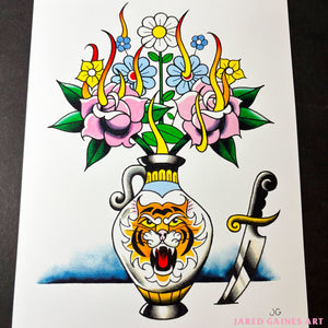 Tiger Vase
