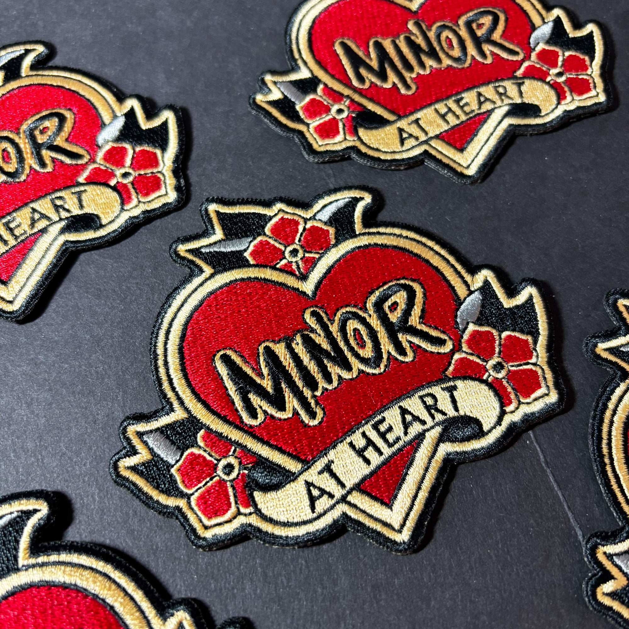 Minor Threat Embroidered Patch - Jared Gaines Art