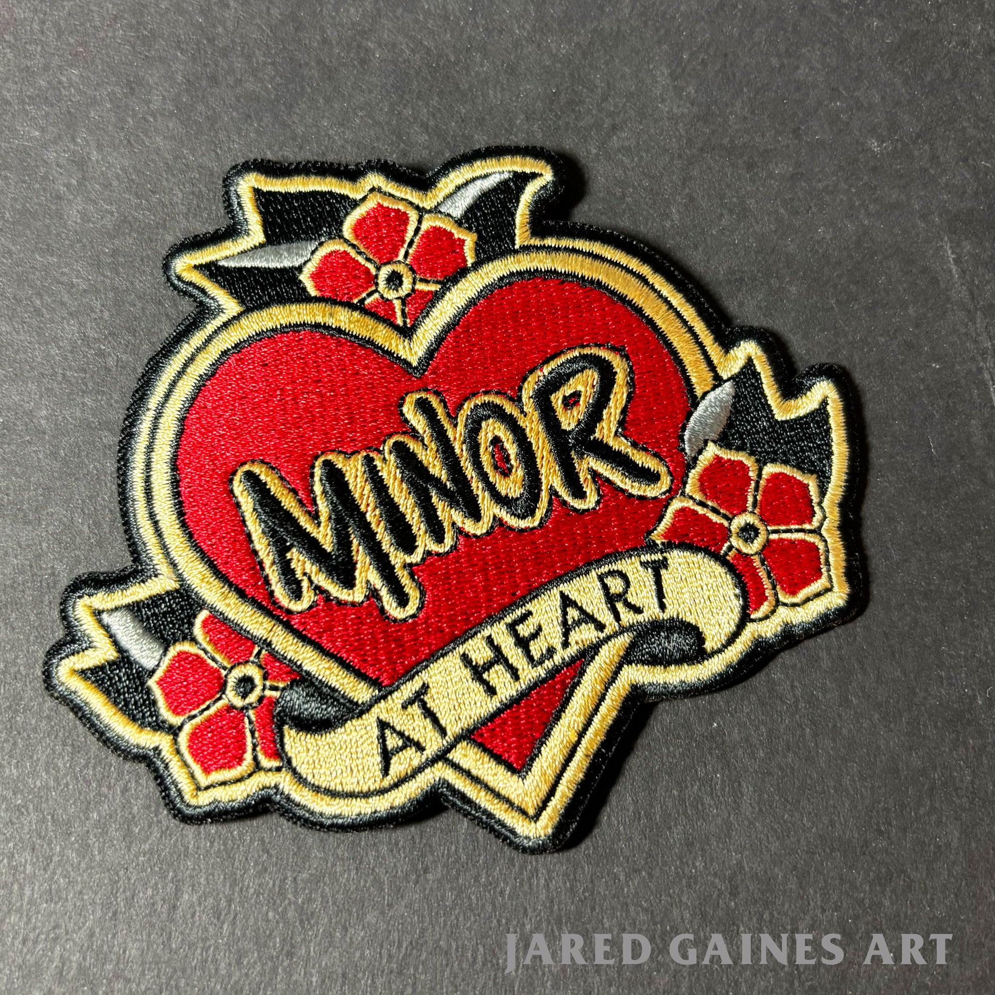 Minor Threat Embroidered Patch - Jared Gaines Art