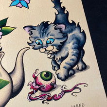 Load image into Gallery viewer, Kittens Tattoo Flash
