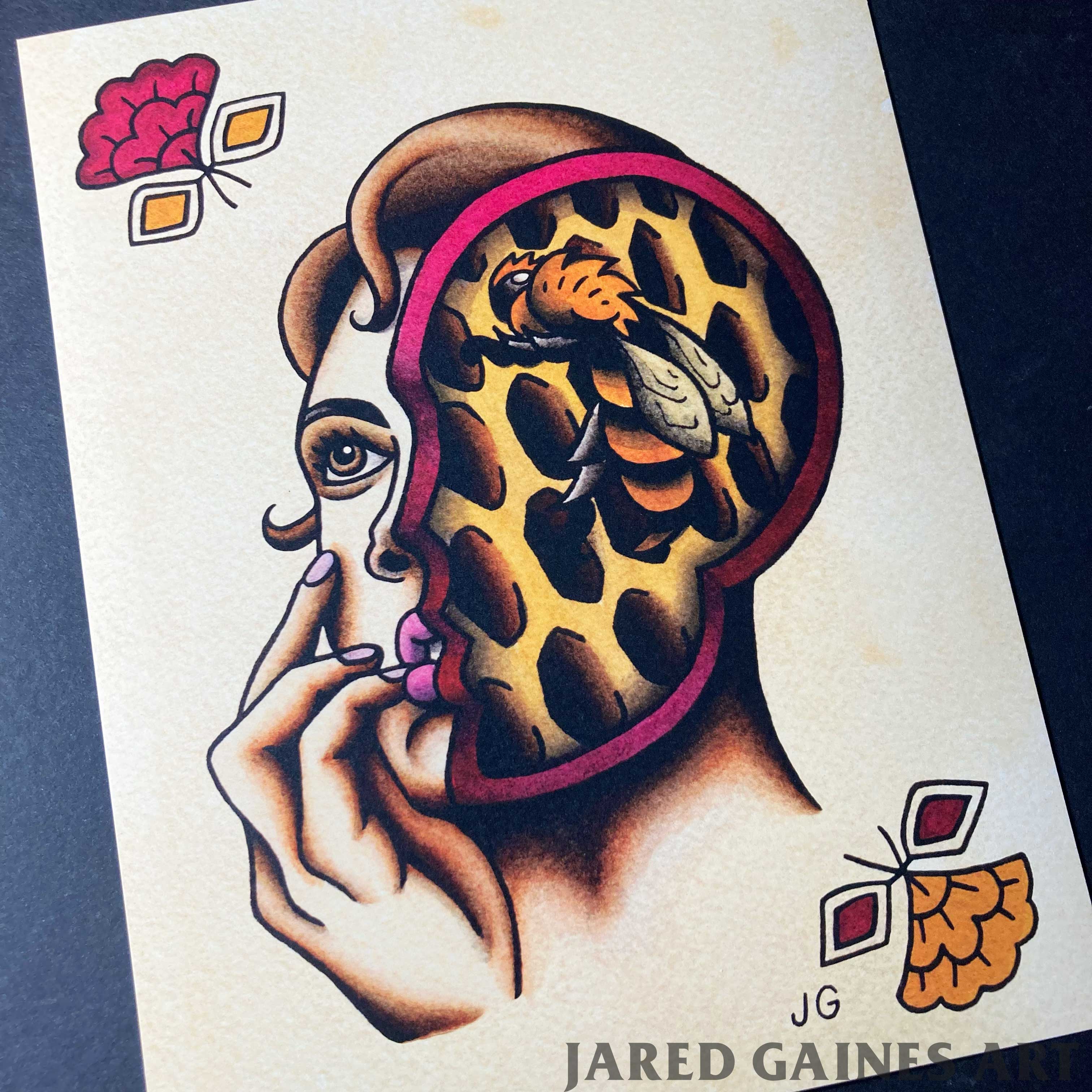 Honey Bee - Jared Gaines Art