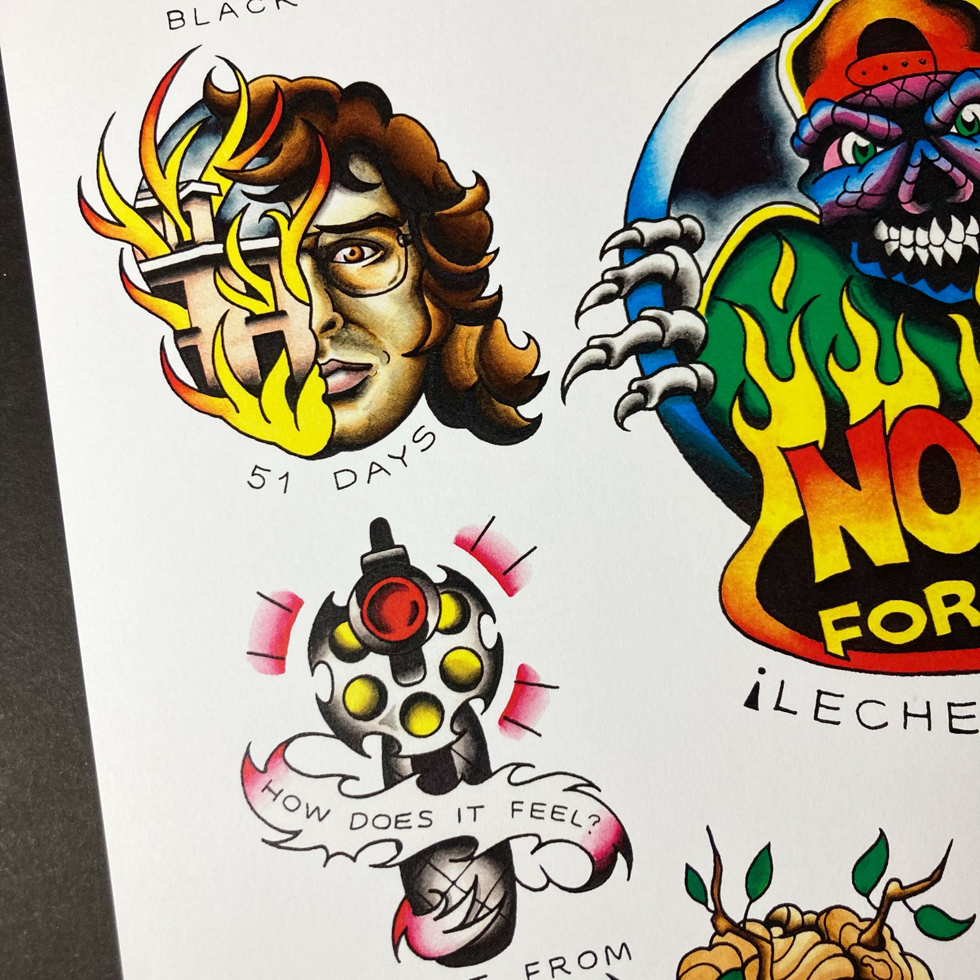 No Use for a Name Tattoo Flash