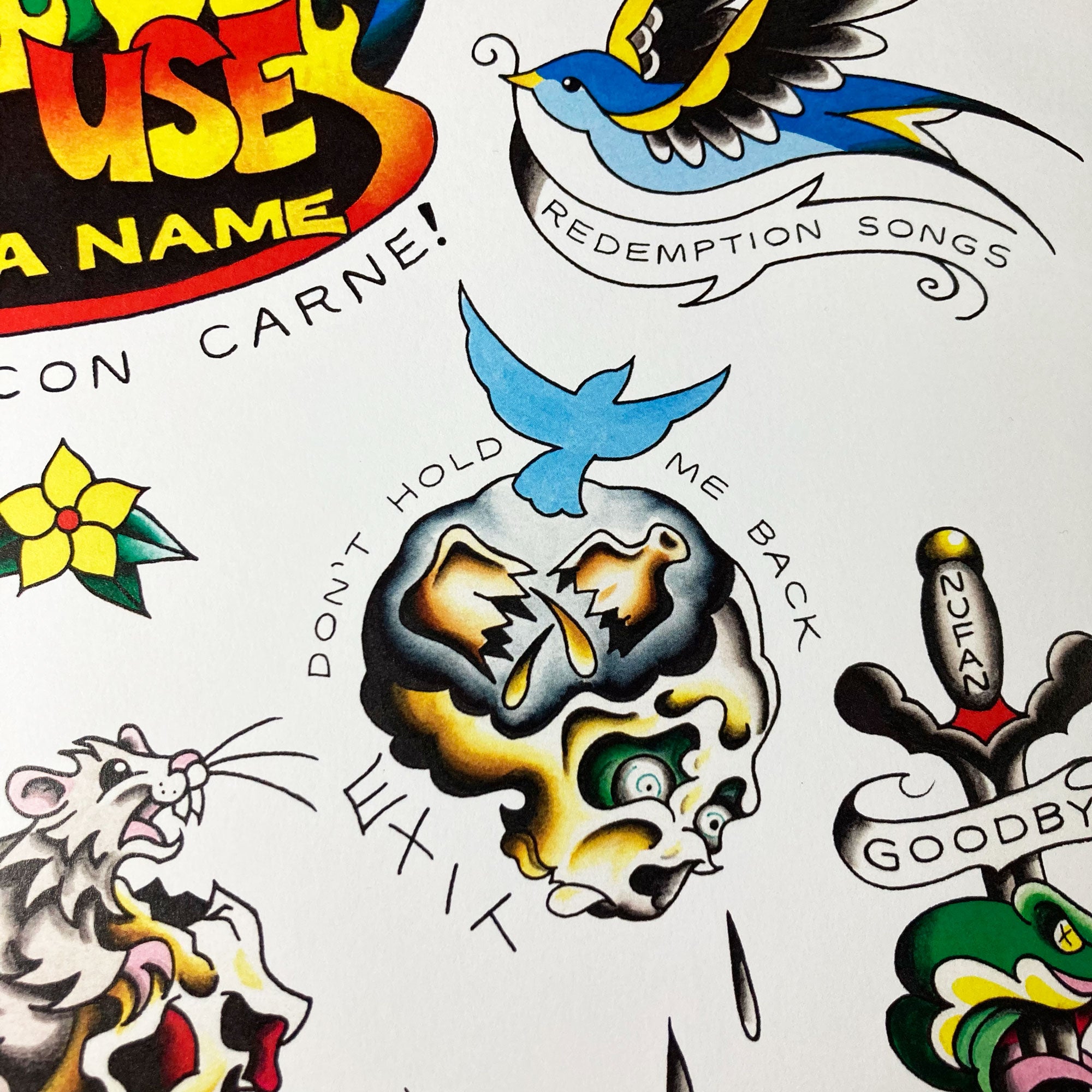 No Use for a Name Tattoo Flash