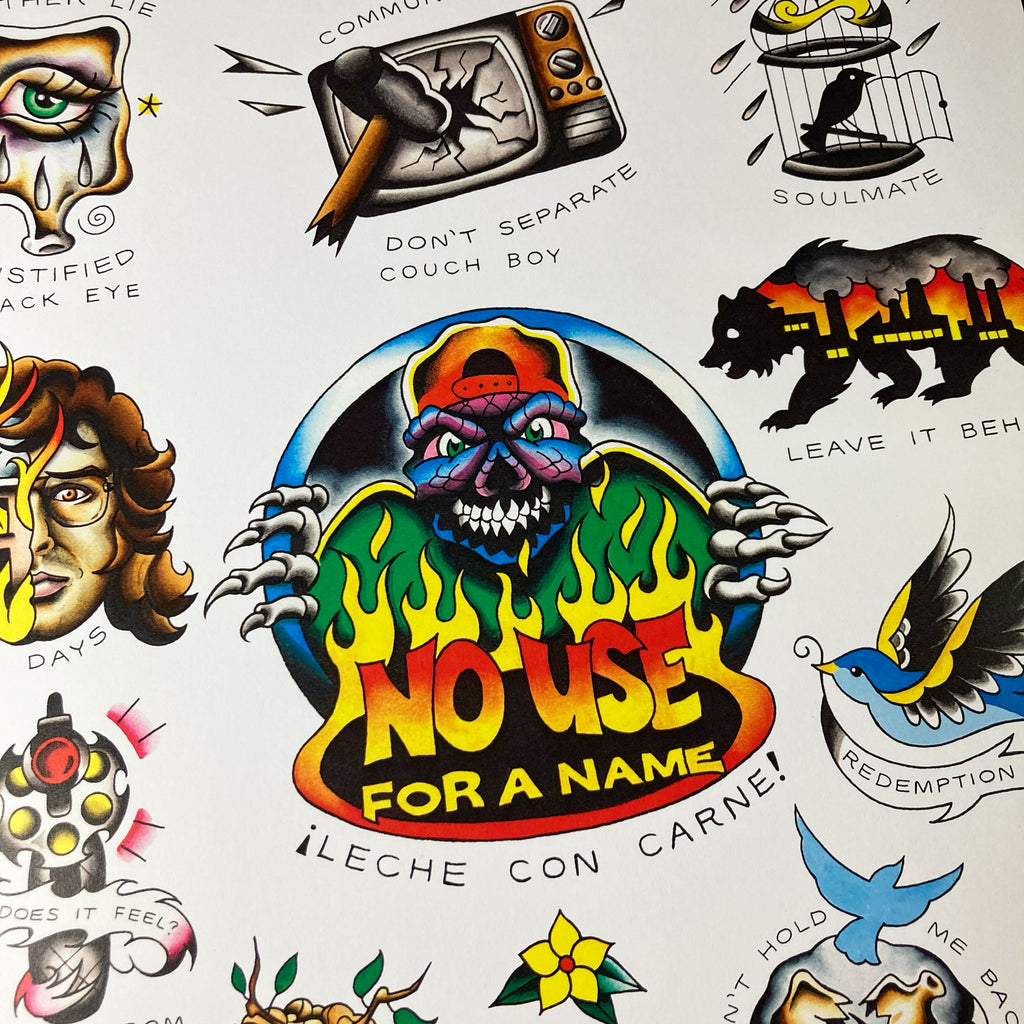 No Use for a Name Tattoo Flash