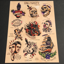 Load image into Gallery viewer, dag nasty can i say tattoo flash
