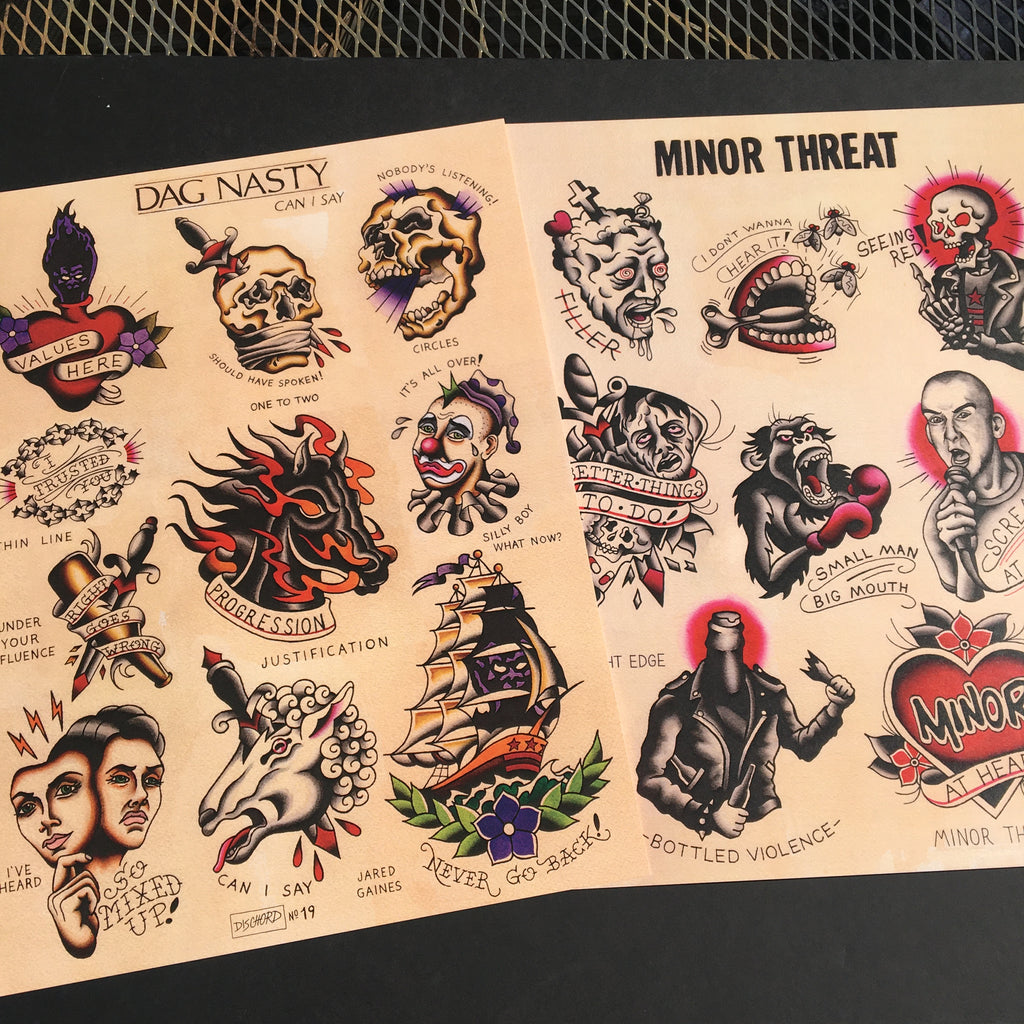 Dag Nasty Can I Say Tattoo Flash - Jared Gaines Art