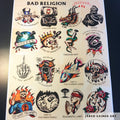 Bad Religion Suffer Tattoo Flash - Jared Gaines Art