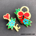 Heart Lock and Key Set