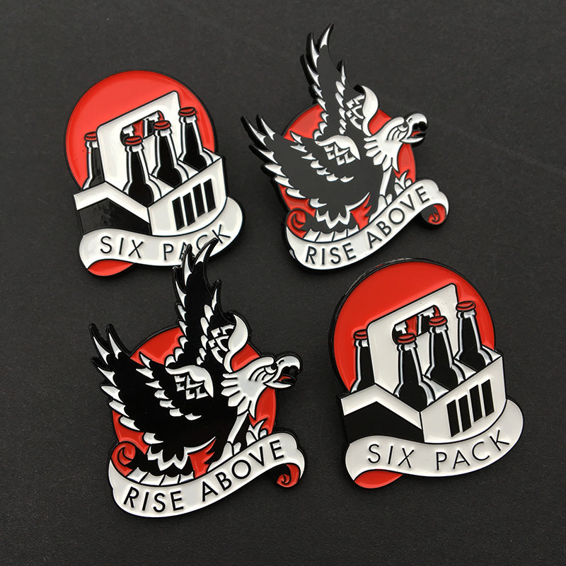 Tattoo Flash Pin | Rise Above - Jared Gaines Art