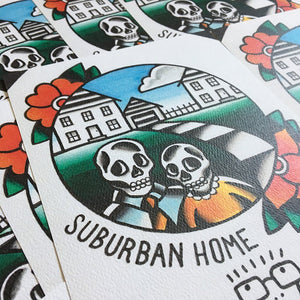 Descendents Suburban Home Print - Jared Gaines Art